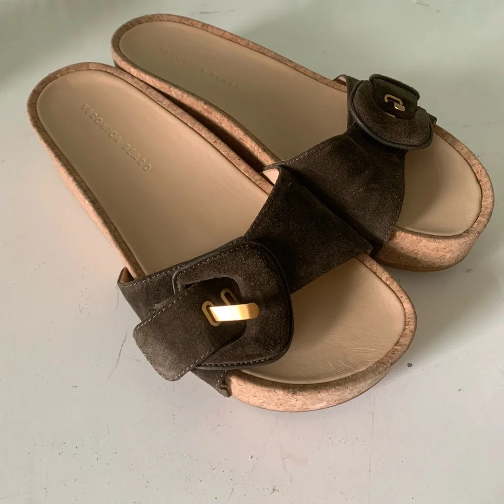 Veronica Beard Brown Sandals